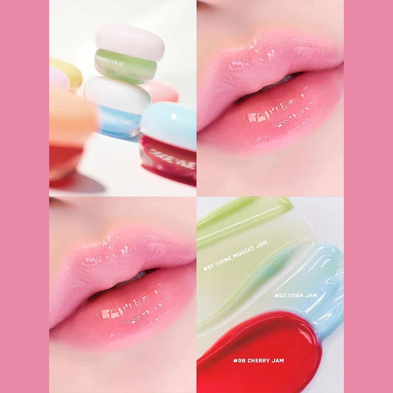 Non-sticky Lip Glosses Mirror Liquid Lipstick Moisturizing Lasting Jelly Clear Lip Gloss Plumping Balm Oil Lip Tint New Cosmetic