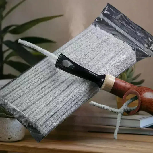 Smoking Essentials: 100pcs Wooden Pipe Cleaning Tools for Tobacco Pipes