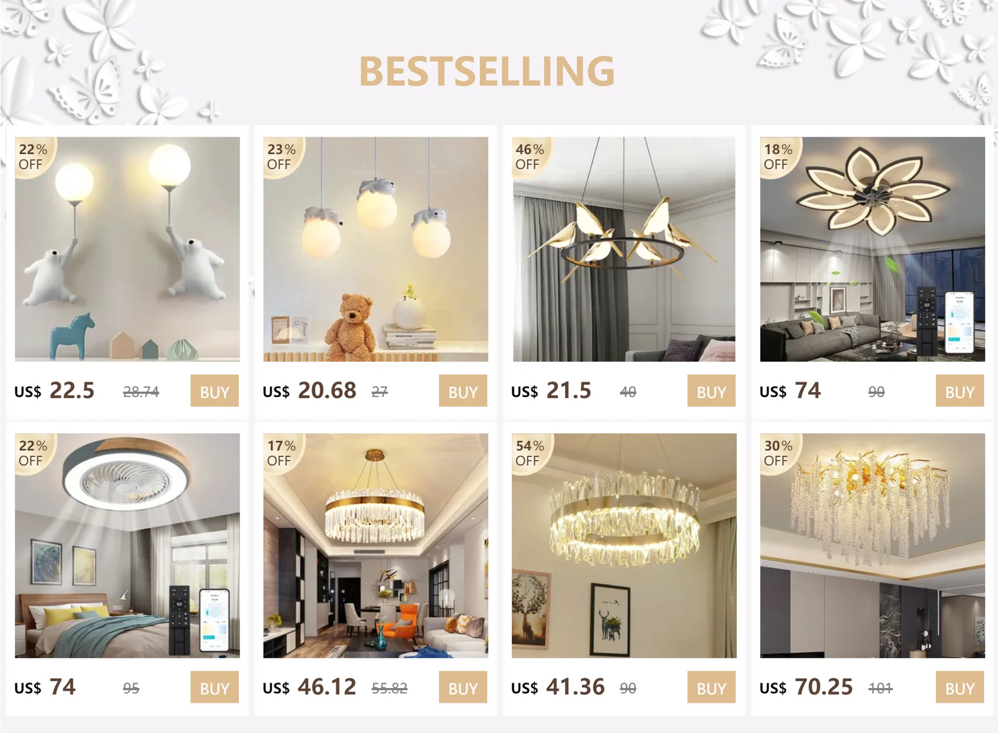 LED Fan Light Ceiling Lamp Household Modern Simple Bedroom Restaurant Invisible Ceiling Fan Light Living Dining Table Room Decor