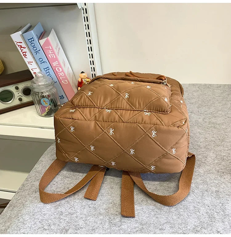 New Large Capacity Children's School Backpack Lightweight Bow Students Schoolbag School Bags Boys Girls Tutoring Bag Laptop Bag