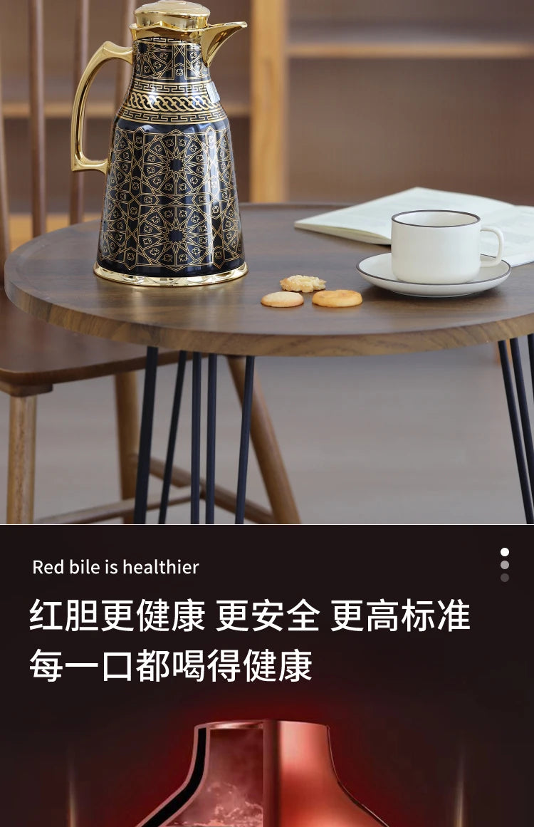 Insulated water bottle for household use, hot water bottle for business clubs, and office water bottle