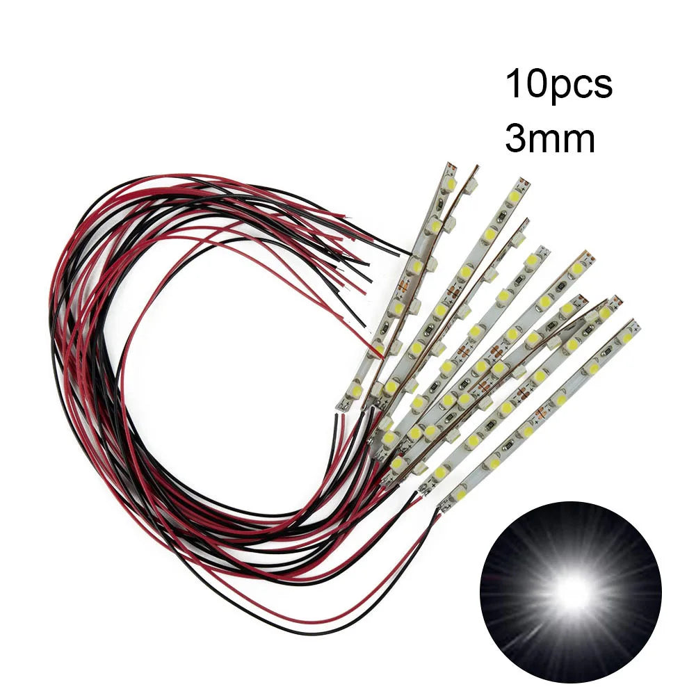 LED Light Strip Self-adhesive Part Warm/White AC/DC Accessories Building Flexible For Railway Layout Lamps Model
