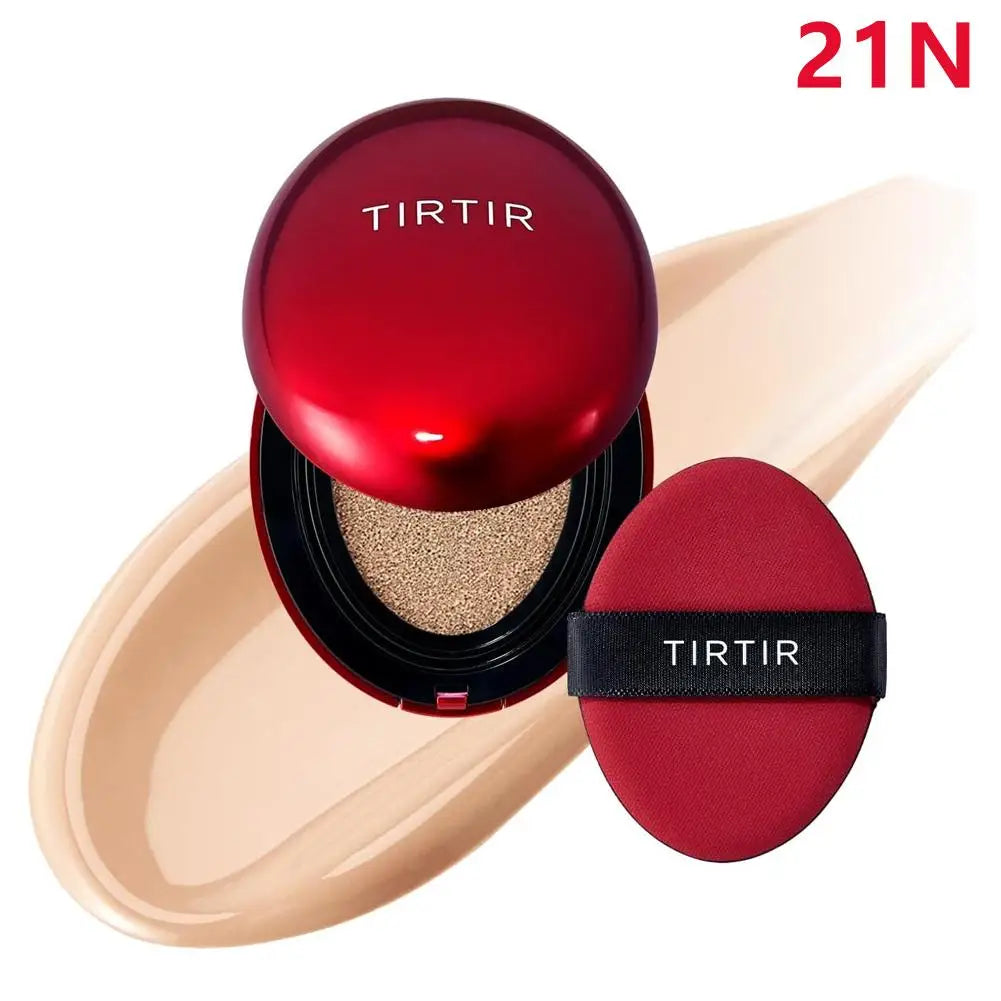 NEW For TIRTIR Mask Fit Red Cushion Foundation Long-Lasting Lightweight Buildable Coverage Finish Korean Cushion Foundation Care