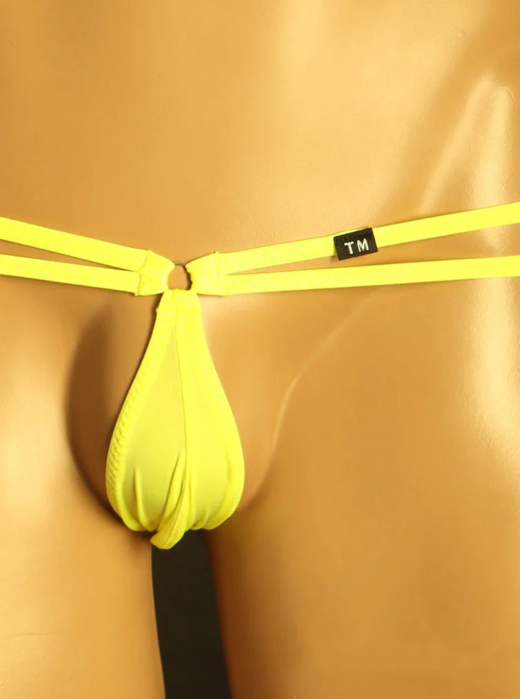 Men's Thongs  Ice Silk Fabric Sexy Thin Panties Comfortable Low Waist Men's Thongs  jockstrap