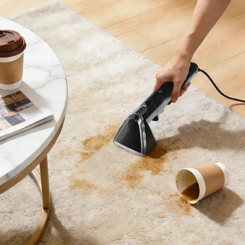 Handheld Fabric Steam Cleaner Multi-Purpose Upholstery Washer for Sofa, Curtain & Mattress 1500W High-Pressure Spray & Suction