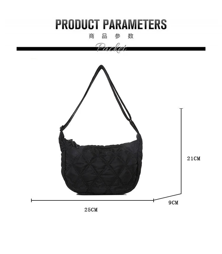 Embroidery Crossbody Bags for Women Large Capacity Handbags Shoulder Messenger Bag Female Popular Fashion Hobos Shopper Bag Sac