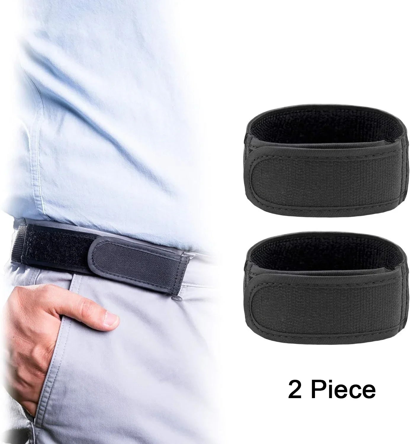 Fashion Comfortable Stylish Belt Loop Buckle-Free Belt Unisex Buckle Free Waist Belts Men's Ultra-soft No Buckle Elastic Belts