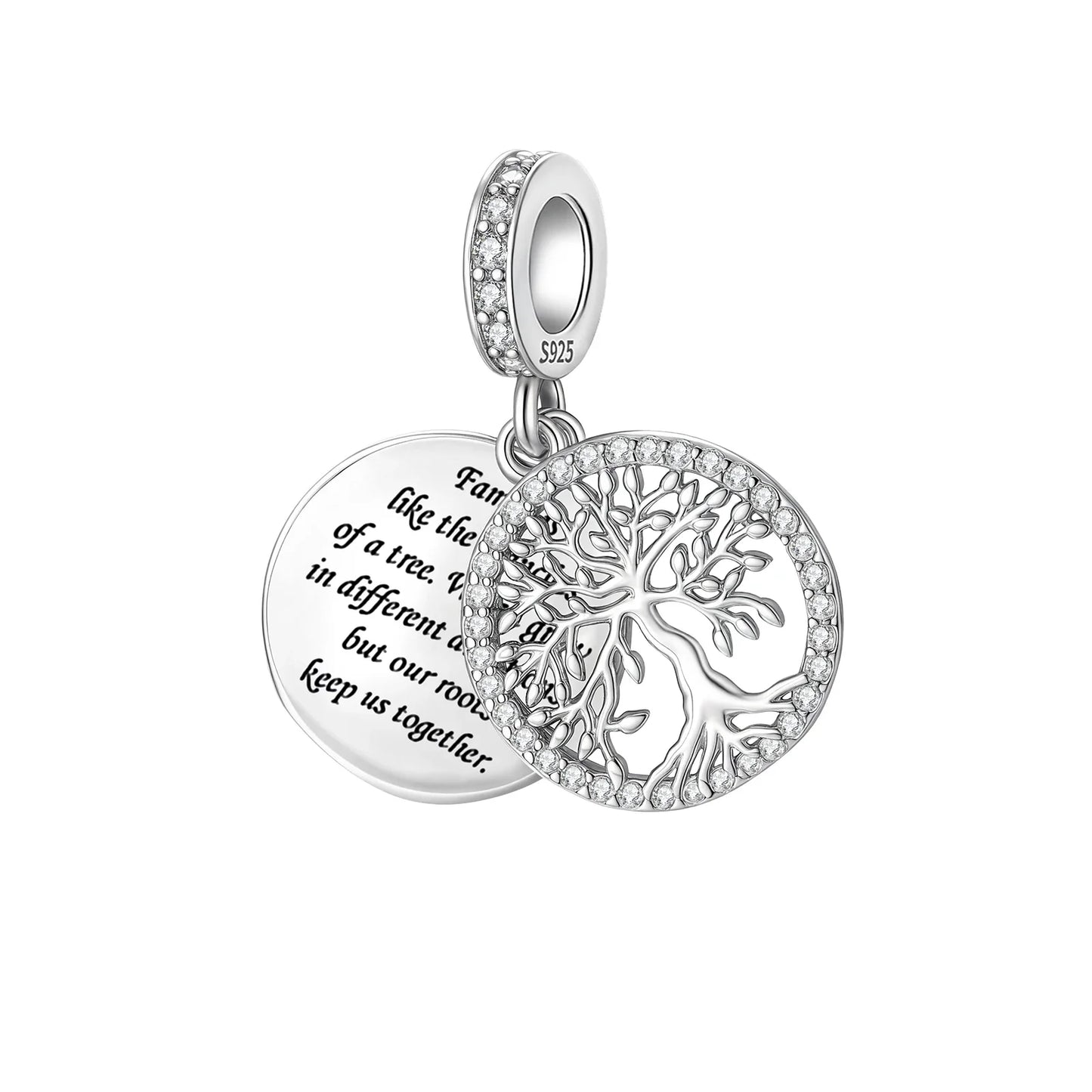 925 Sterling Silver Full series of A-Z letters pendant Charms For Original  Bracelet Charm Necklace Diy Female Jewelry