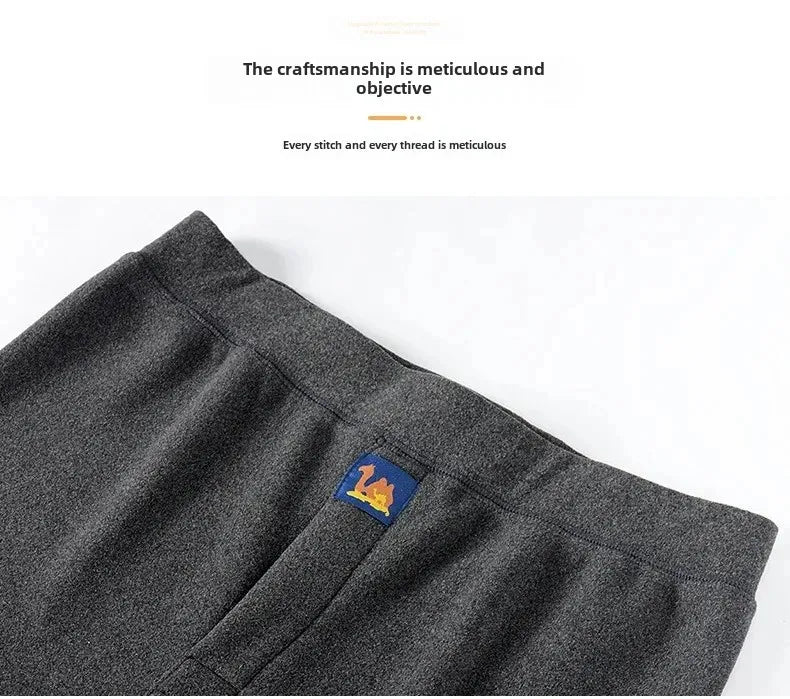 Thermal Underwear Men's Winter Clothes Fleece Keep Warm Pants Soft comfortable Underpants Sleepwear Breathable Thermo Leggings