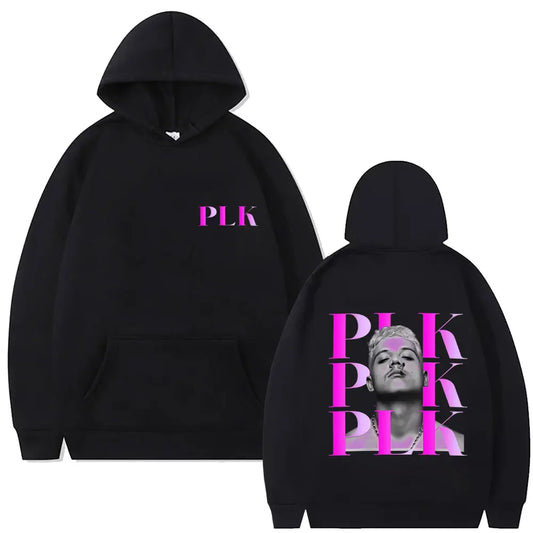 Rapper Plk Face Graphic Hoodie Men Women Fashion Pop Music Tracksuit Man Casual Pullover Hoodies Male Vintage Hip Hop Sweatshirt