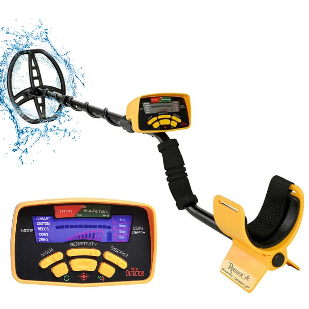 MD-6350 High-sensitivity Metal Detector, a professional treasure hunt detection device for gold Prospectors (Battery-free)