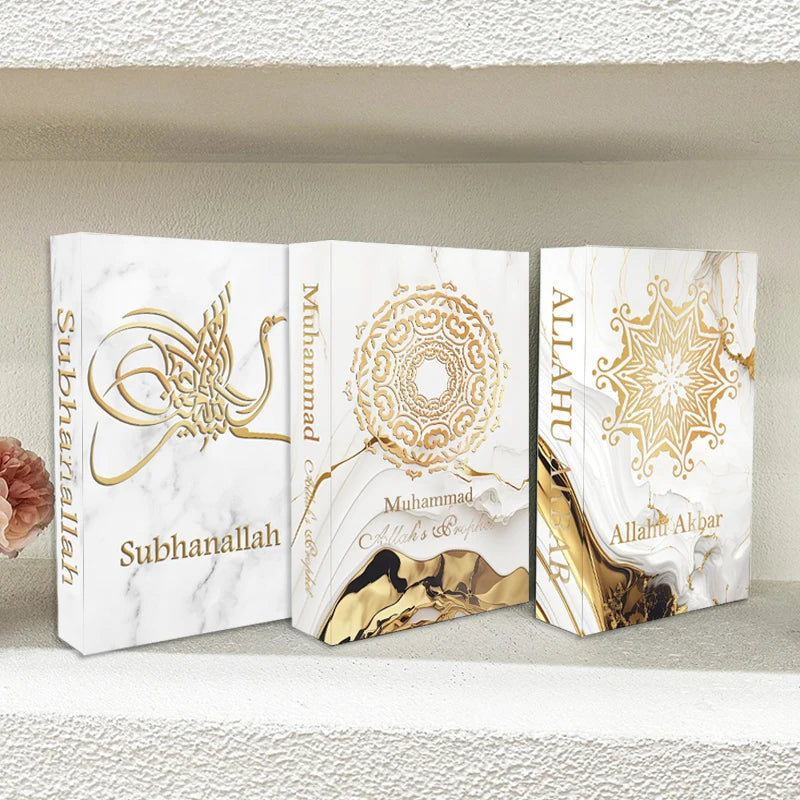 Islamic Church Writing Culture Fake Books Decorative Coffee Table Decoration Storage Box Bookshelf Bedroom Aesthetic Home Decor