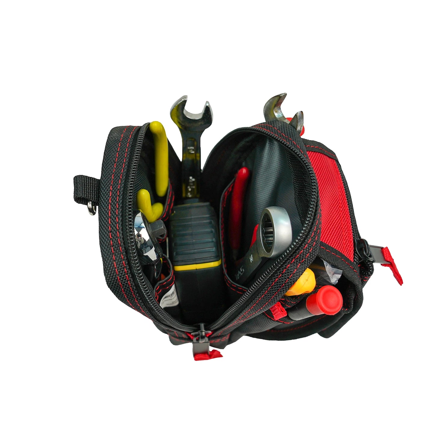 KUNN Tool Pouch Heavy Duty Electrician Accessory Pouches with Multi-Use Pocket for Tools,Cellphone