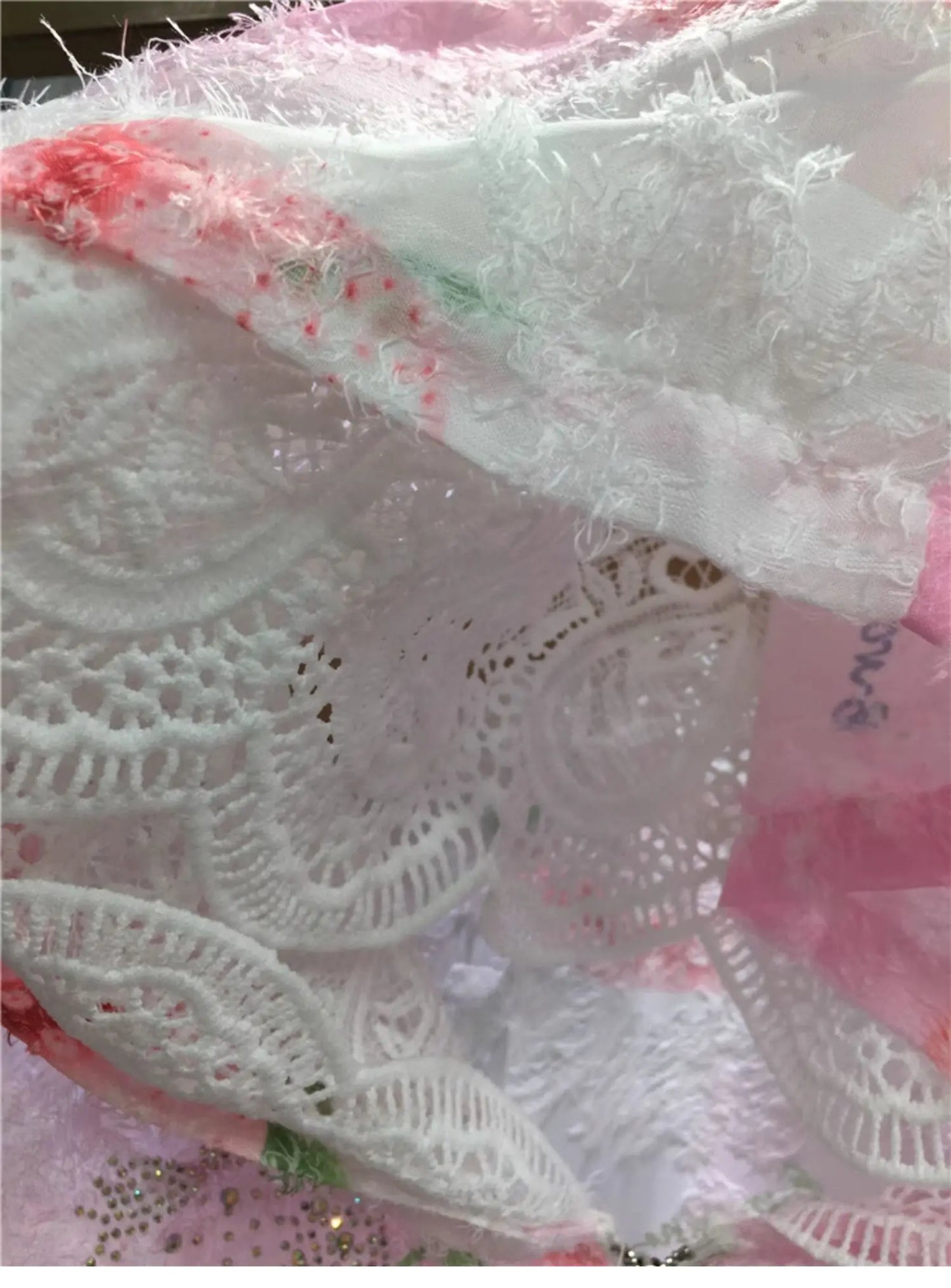 Women Hot Drilling Diamonds Beaded Sunscreen Hoodies Shirts Coat Strawberry Butterfly Lace Spliced Blouses Zipper Cardigan Tops