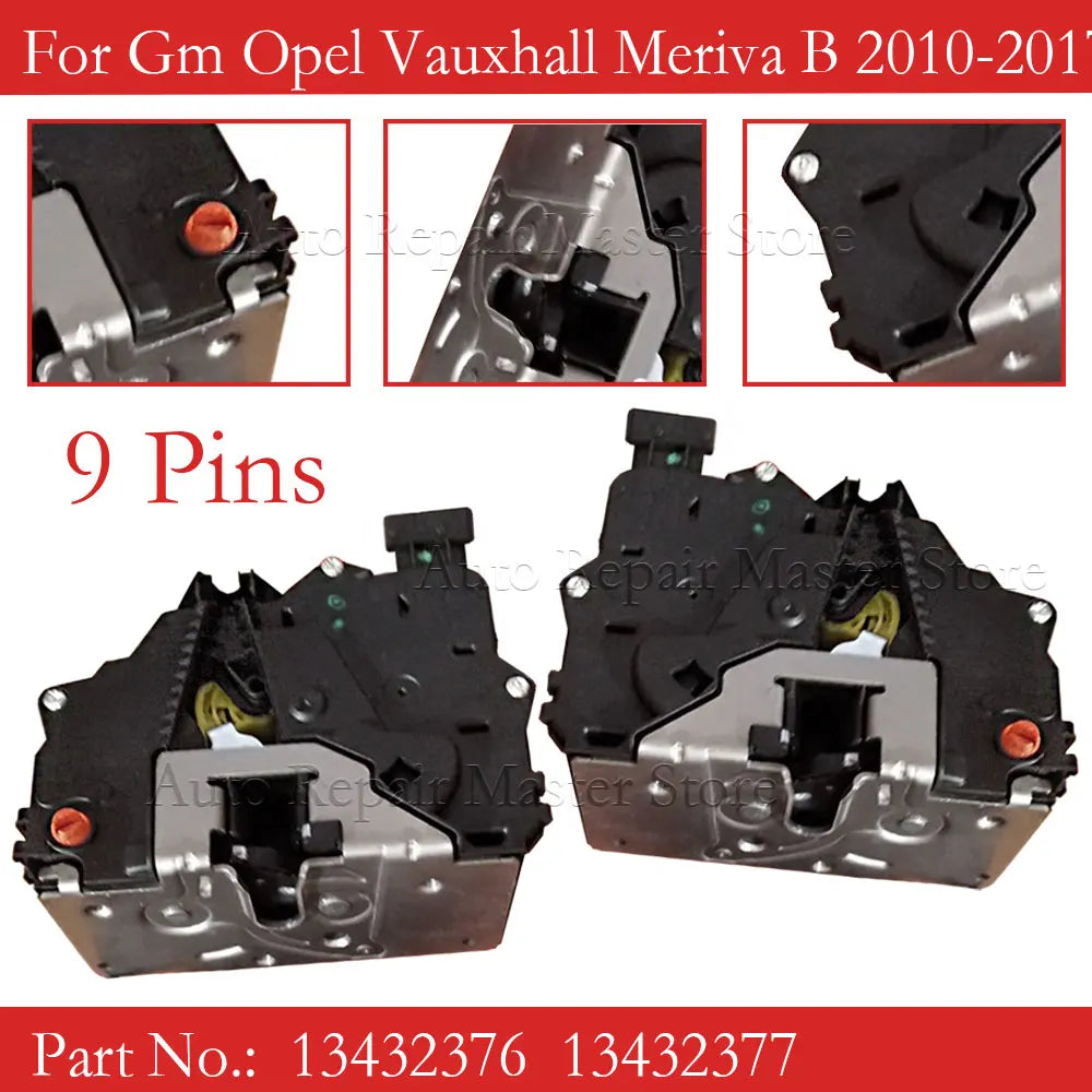 13432376 13432377 Left Right Rear Door Lock Mechanism For Gm Opel Vauxhall Meriva B 2010-2017 Door Lock Car Accessories