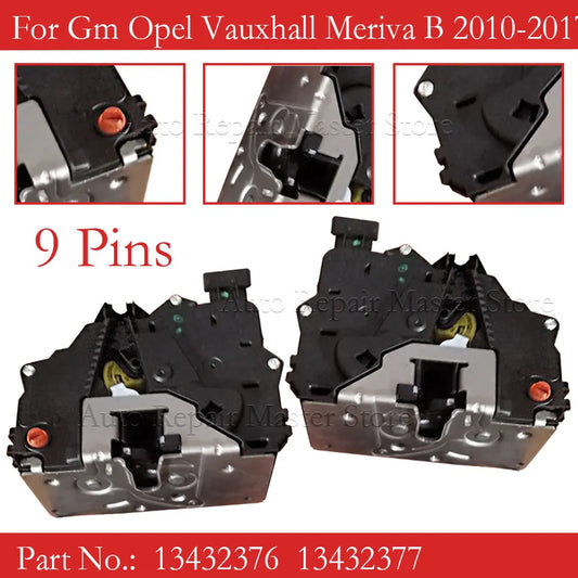 13432376 13432377 Left Right Rear Door Lock Mechanism For Gm Opel Vauxhall Meriva B 2010-2017 Door Lock Car Accessories