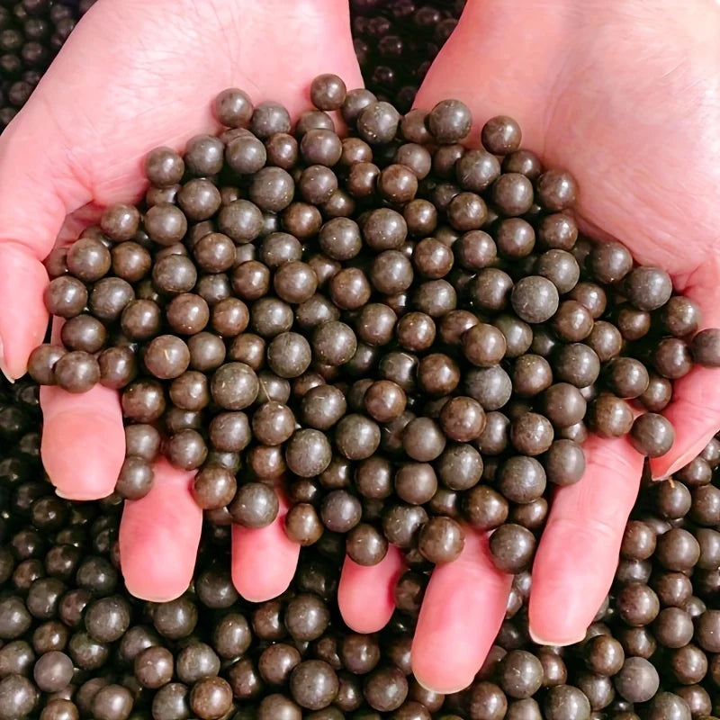 500Pcs Slingshot Mud Balls, 8mm Mud Balls, Suitable for New Practice, Target Court Practice, Outdoor Sports Entertainment, Weighty Mud Balls with No Offset, Smooth Surface, Smooth Grip, Perfect for Slingshot Practice Shooting