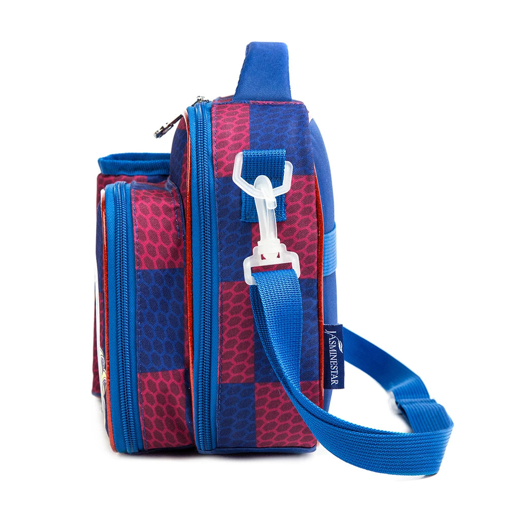 Primary School Lunch Bags for Children Complete Kit Handbags for Boys Lunch Box With Bottle Pockets Lunch Accesorios for Kids