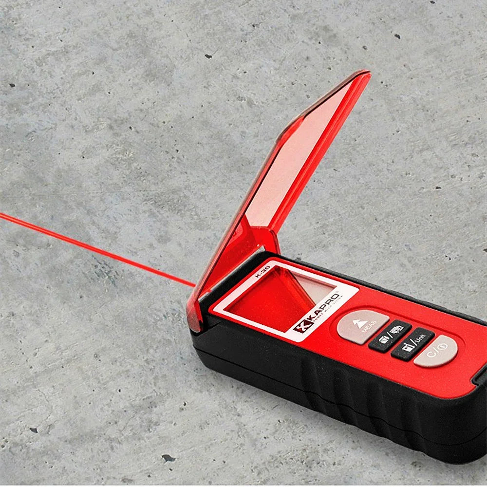 Kapro Laser Measure Distance Meter 30M Portable Digital Roulette  Backlight Range Finder Electronic Trena Laser Tape Rangefinder