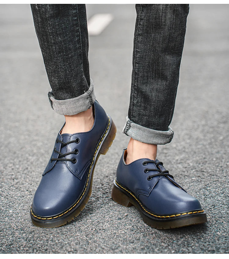 Men's genuine leather formal shoes work shoes classic business casual leather shoes fashionable women's shoes plus size shoes