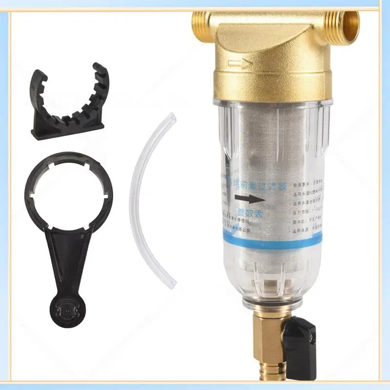-A60I Spin Down Sediment Filter Reusable Whole House Sediment Water Pre Filter 40-60 Micrometre Whole House Water Filter