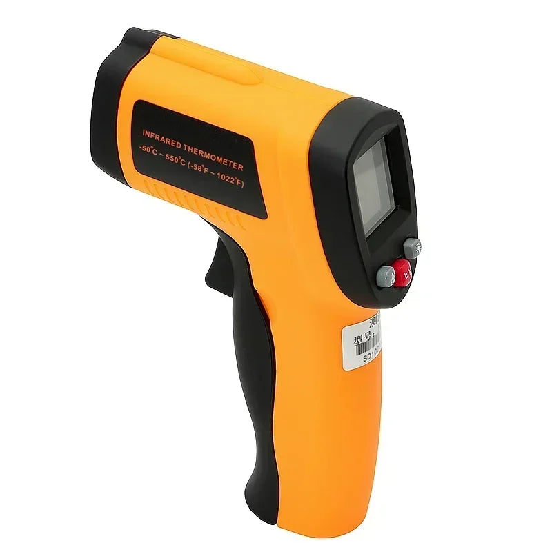 Handheld Digital Infrared Thermometer -50-380°C/-50-550°C Laser Temperature Meter LCD Display Temperature Gun For Industrial