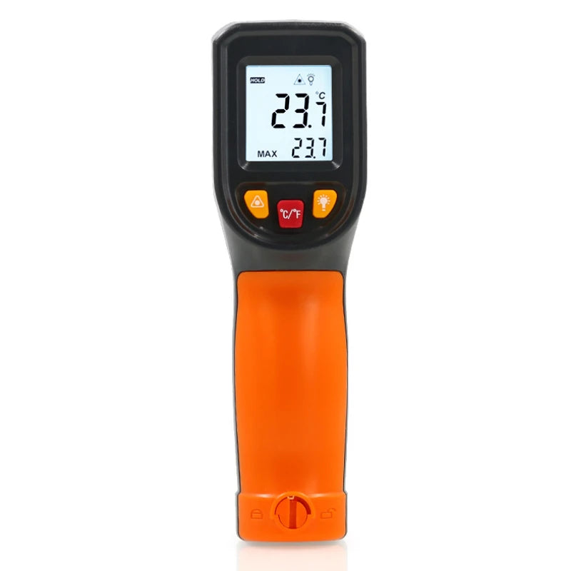 Non-contact Digital Infrared Thermometer Laser Thermograph for Kitchen Baking Water Oil - Industrial Temperature Measuring Tool