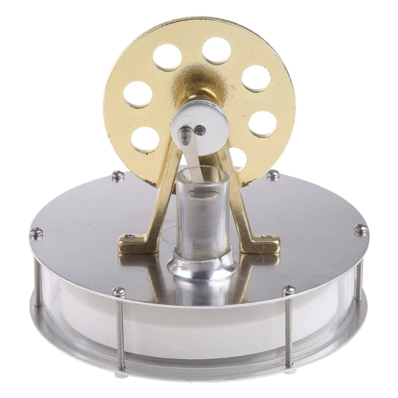 Miniature Low Temperature Stirling Engine Motor Model Puzzle Toys Kit Education Model Children Adult