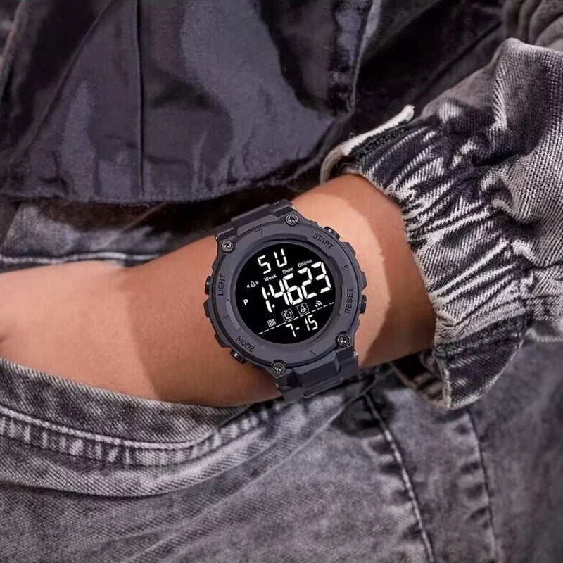 Men's Watches |   Led+Timer+Stopwatch+Alarm Clock |   Lightweight and Resistant to Falling |   Men's and Women's Gym Outdoor Universal Fashion Electronic Watch
