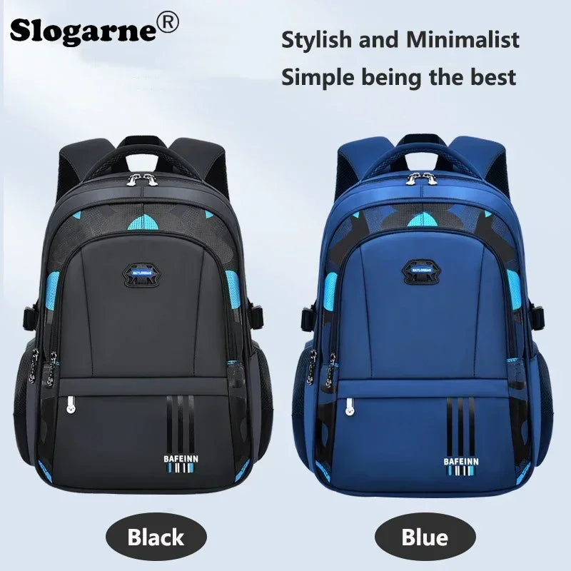 Primary and Middle School Students Schoolbag Boys Light Large Capacity Backpack Children Burden Relief Spine Protection Backpack