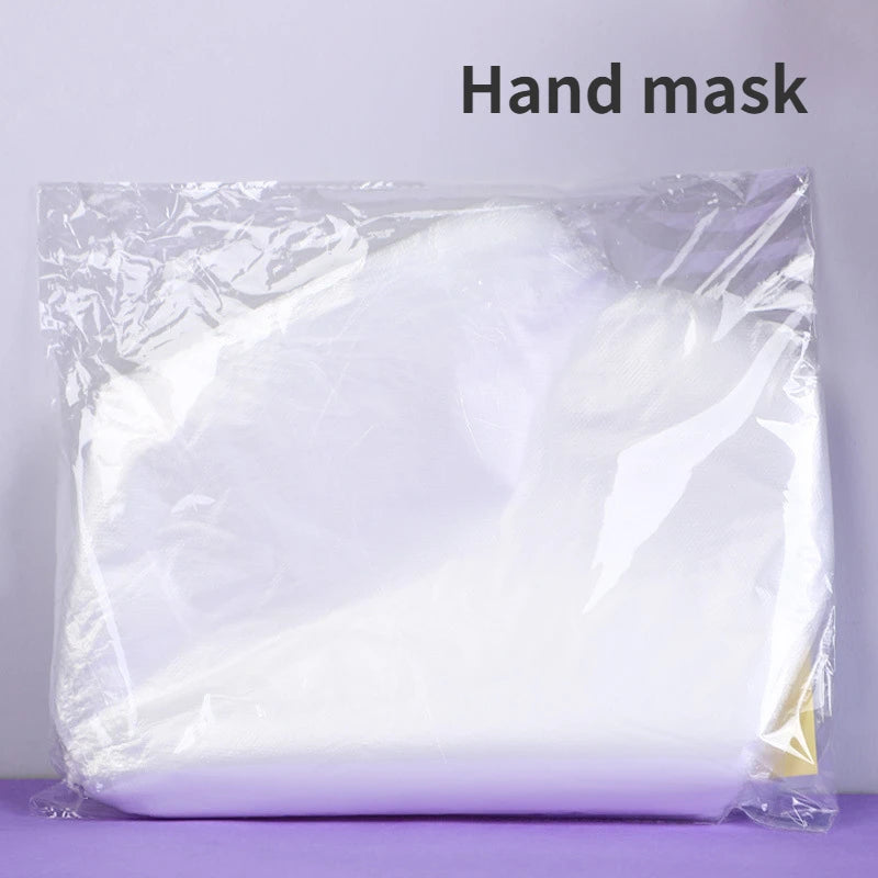 Face Plastic Film Full Face Cleaners Mask Neck Stickers 100Pcs Disposable Paper Transparent PE Masks Wraps Facial Beauty Healthy