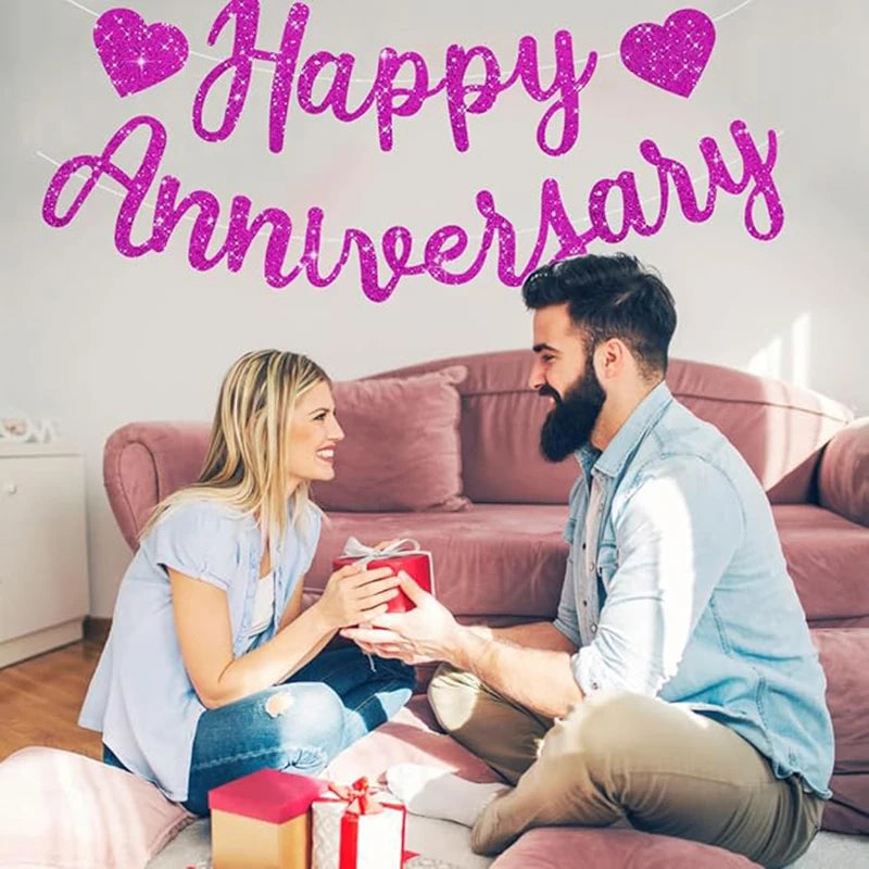Happy Anniversary Banners Anniversary Party Decorations We Still Do Happy Wedding Day Party Decoration