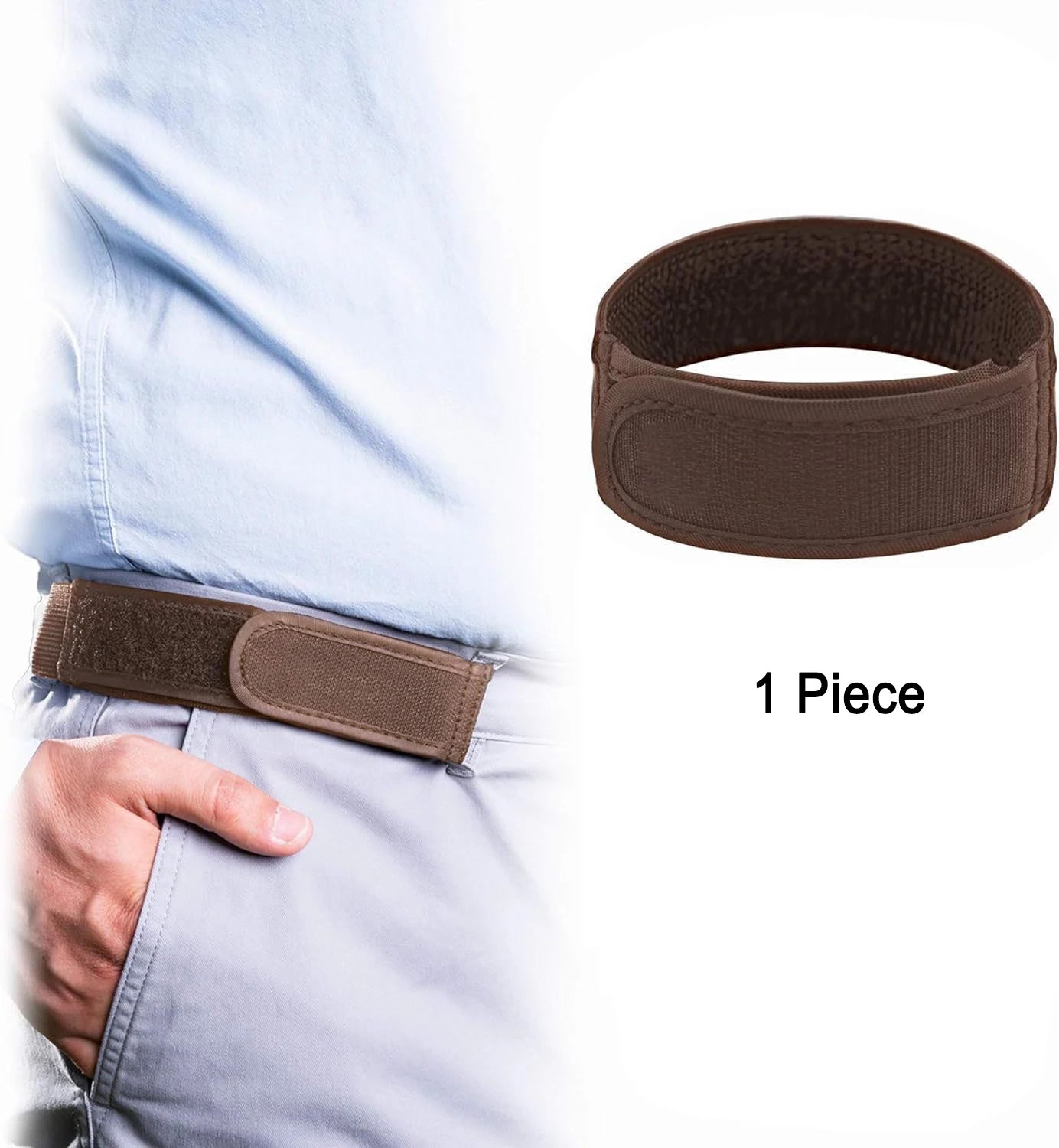 Buckle Free Waist Belts for Men Women Ultra-soft Elastic Comfort Design Stylish No Buckle Belt Fashion Unisex Comfort Waistband