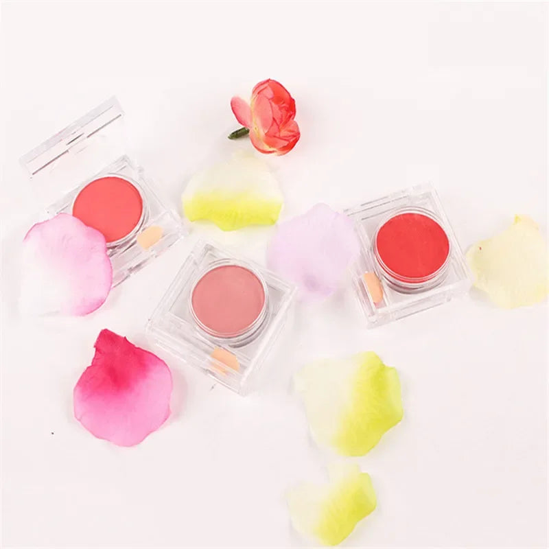 Monochrome blush Matte Natural Cheek Color Brightening Face Waterproof Facial Contouring Makeup Blush Powder Soft Makeup