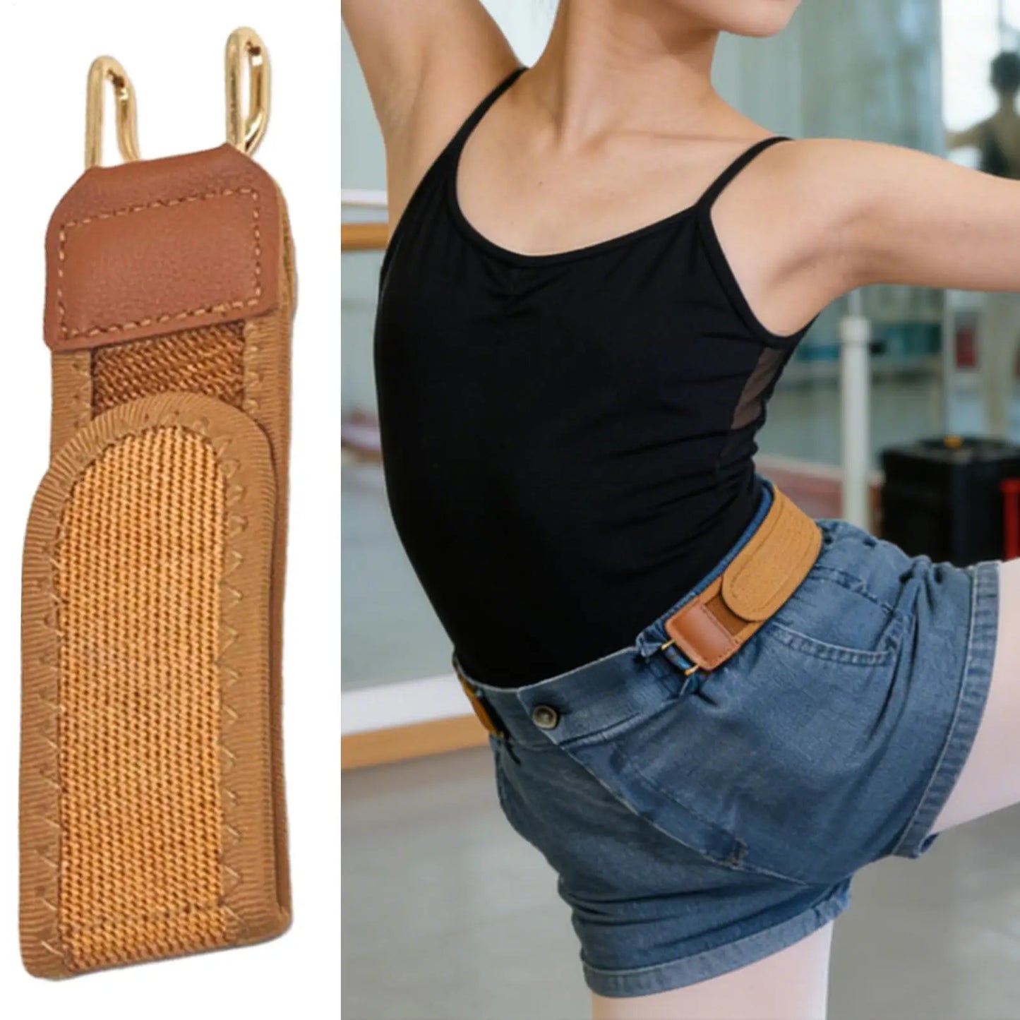 Elastic Belts No Buckle Elastic Belt For Women Men Unisex Stretch Belt For Pants Jeans Casual Buckle Free Adjustable  Belt