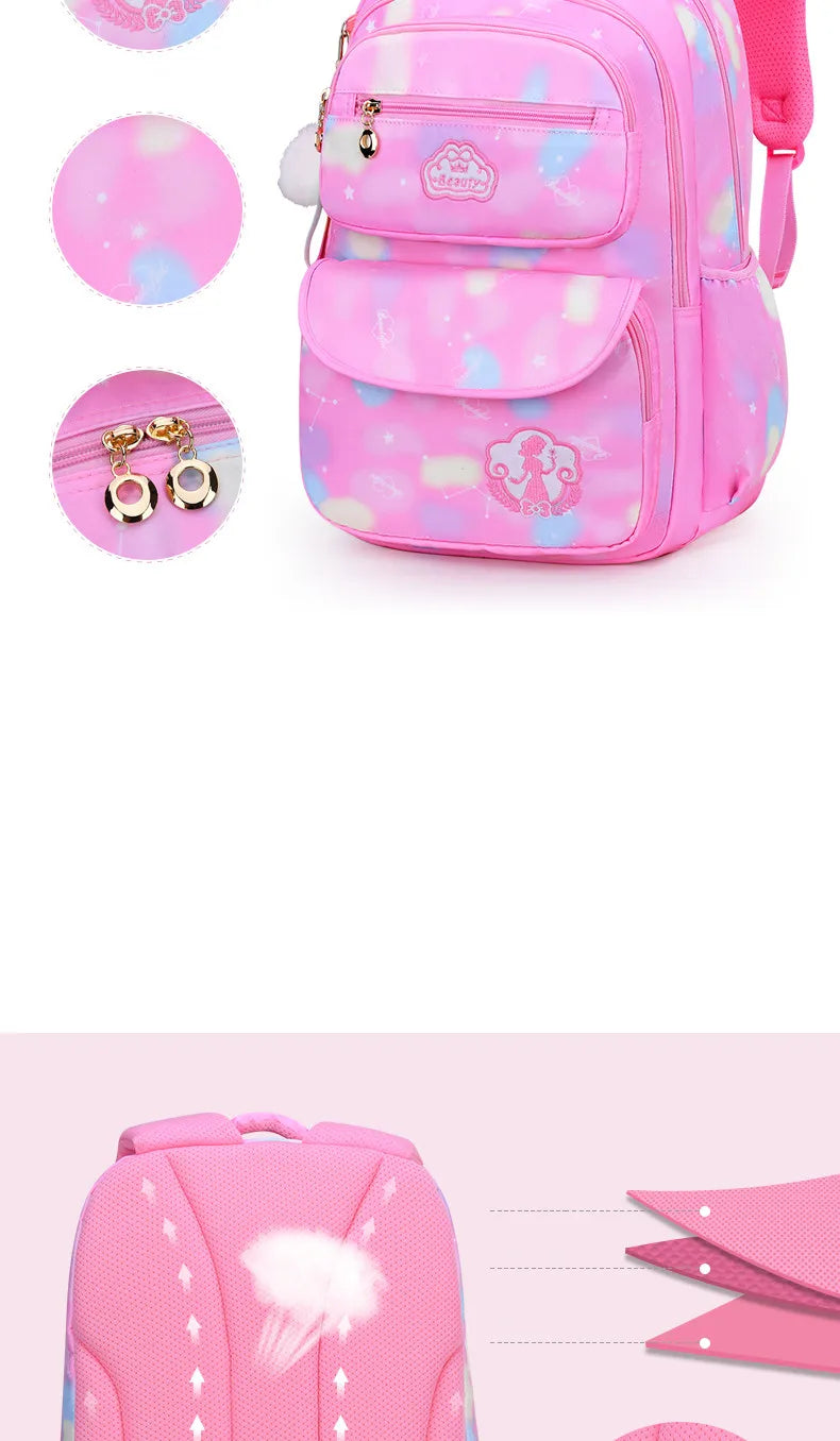 Backpack School Bag Girl Back Pack For Children Kid Child Teenager Female Class Schoolbag Primary Women Bagpack Teen Bookbag Kit