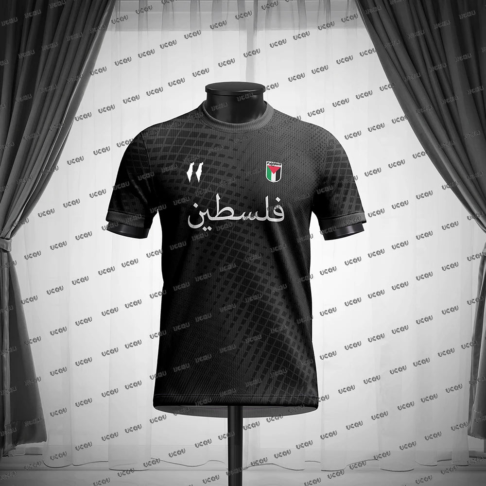 Palestine Football Jersey T Shirts Summer Fashion Short Sleeve Palestinian Flag 3D Print Tshirt Motorcycle Jerseys Men Tops