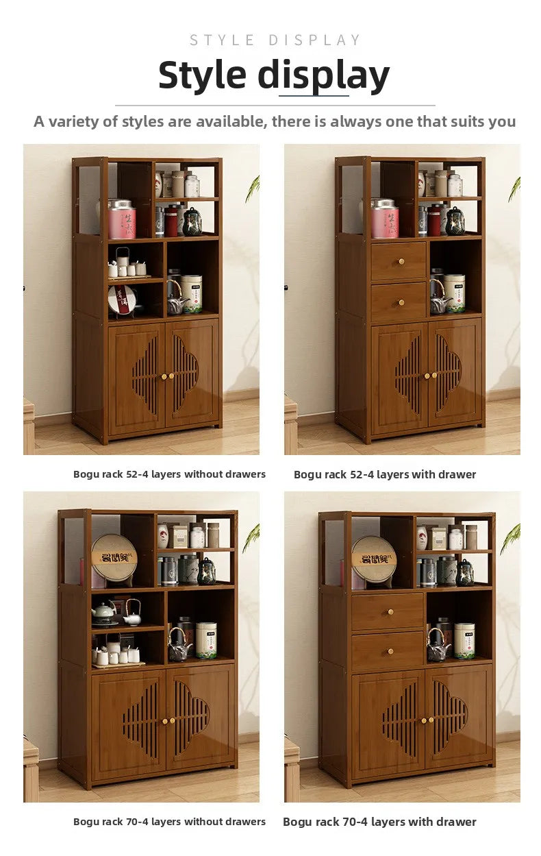 Tea cabinet, locker, living room, tea table against the wall, side cabinet storage locker