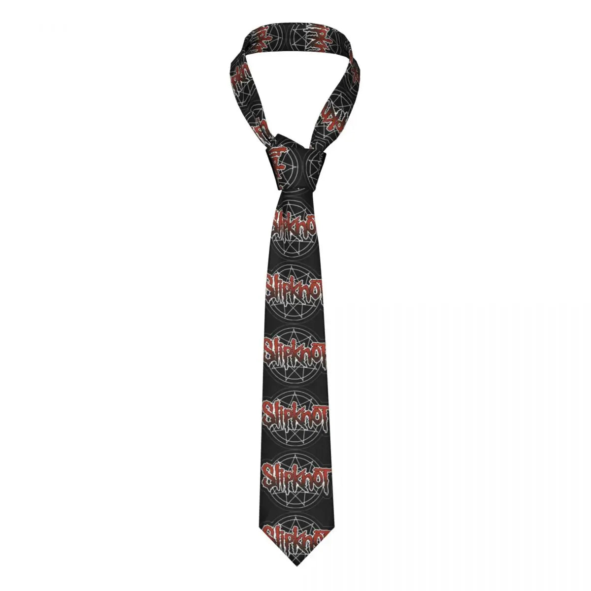 Slipknots Neckties Men's Customized Silk Heavy Metal Rock Music Gift Neck Tie for Office