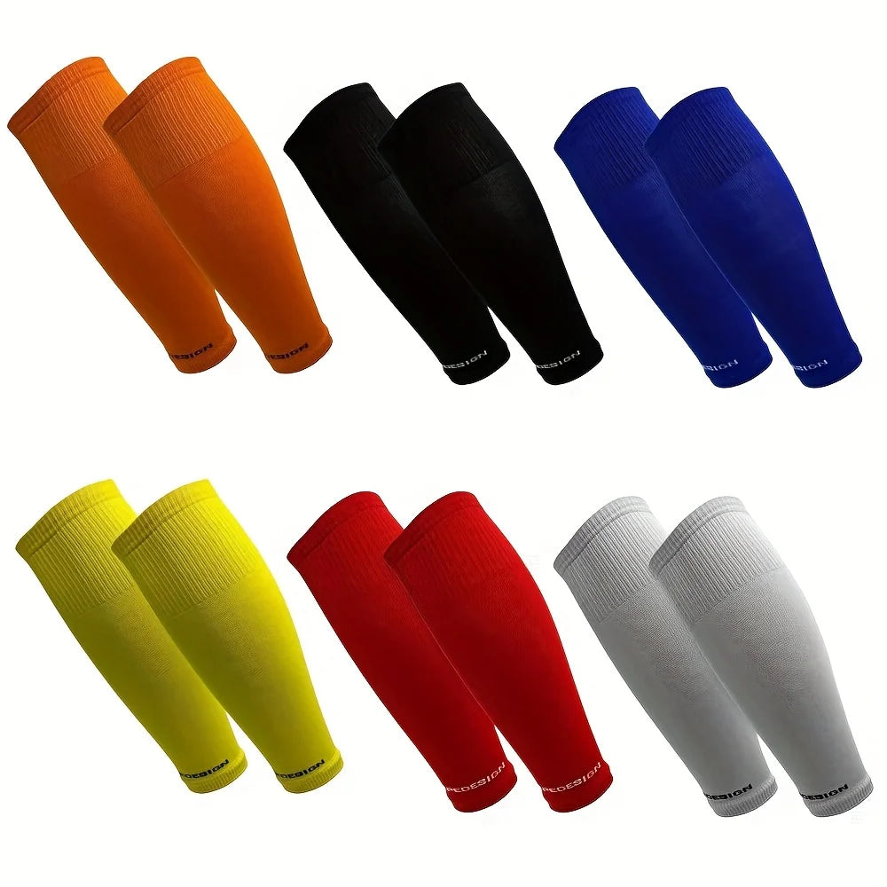 1 pair of football socks+1 pair of protective sleeves Football Socks for Men and Women Anti-Slip Grip Comfortable