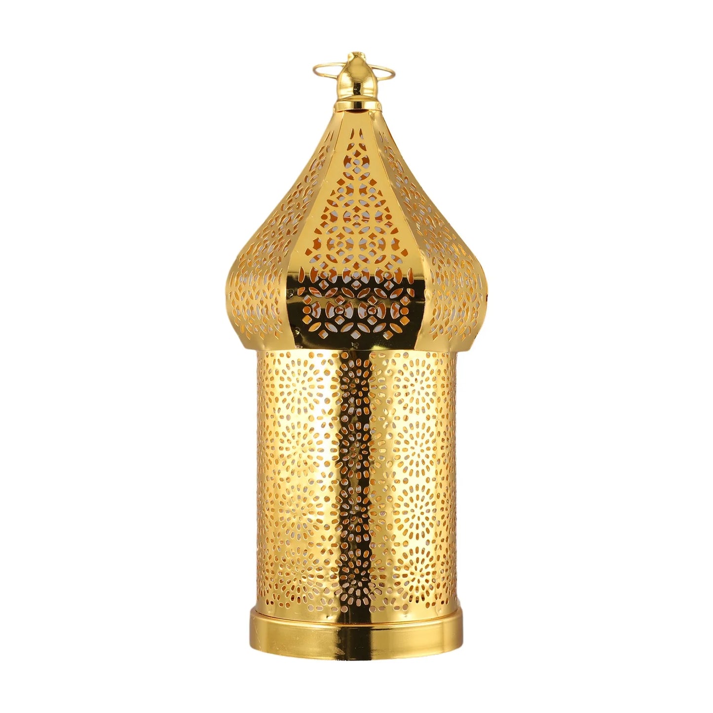 Home Décor Iron Ornaments Golden Hollow Light Ornaments Moroccan Ramadan Ron Lanter Table Decoration Widely Used Home Decoration