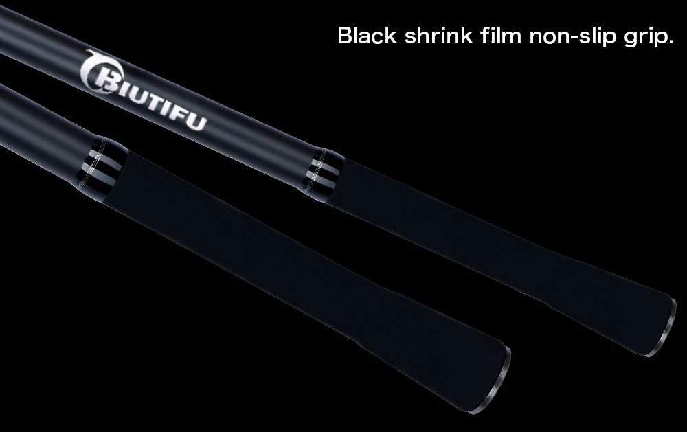 BIUTIFU 2Tips Carp Fishing Rod 3.5lb 7Sections 4.2/3.6/3.0m 30t Carbon Fiber Travel Throwing 60-150m Shore Casting Spinning Pole