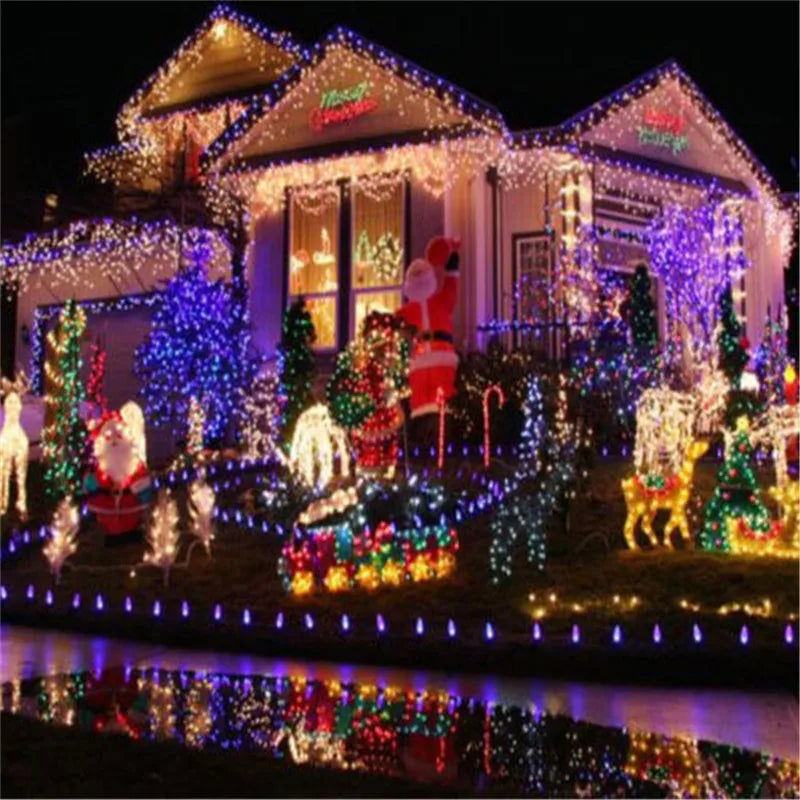 LED Strip 10M 100LEDs Christmas Lights Led Strip Lights Festoon Fairy Lights Garden Light Party Holiday Christmas Decoration