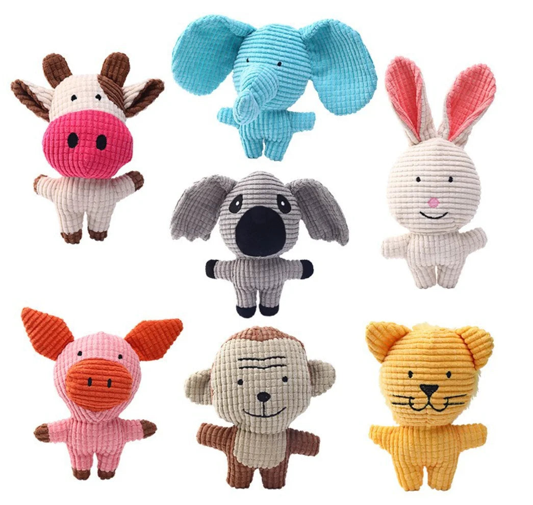 New pet plush toys bite-resistant teething toys for dogs and cats to relieve boredom pet toys