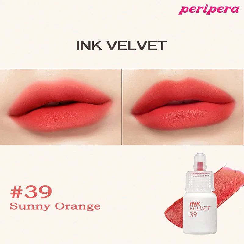 K-beauty Ink Velvet Lipstick high-pigment and long-wearing, weightless, gluten-free, paraben-free, velvet-matte, long-lasting