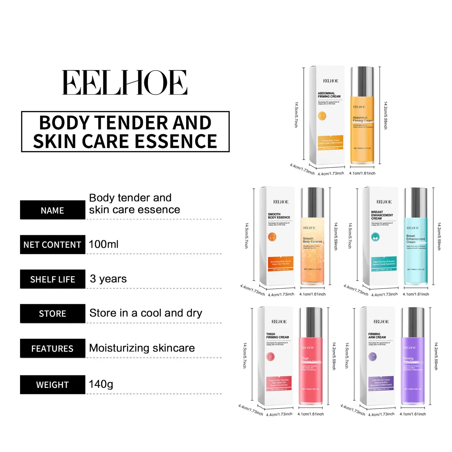Body Smoothing Firming Serum Arm Thigh Breast Enhancement Anti Sagging Skin Remove Melanin Body Massage Hyaluronic Acid Skincare