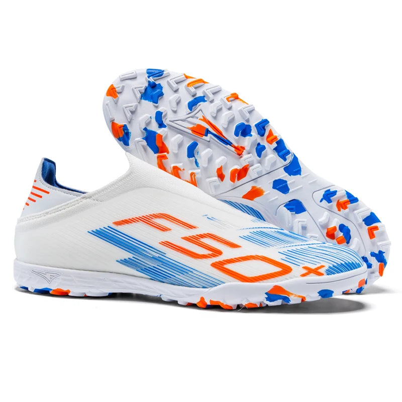 High Quality Mens Football Boots F50 Boys FG/TF Training Studded Fast Soccer Cleats Pro Non Slip Football Shoes for Man 35-45