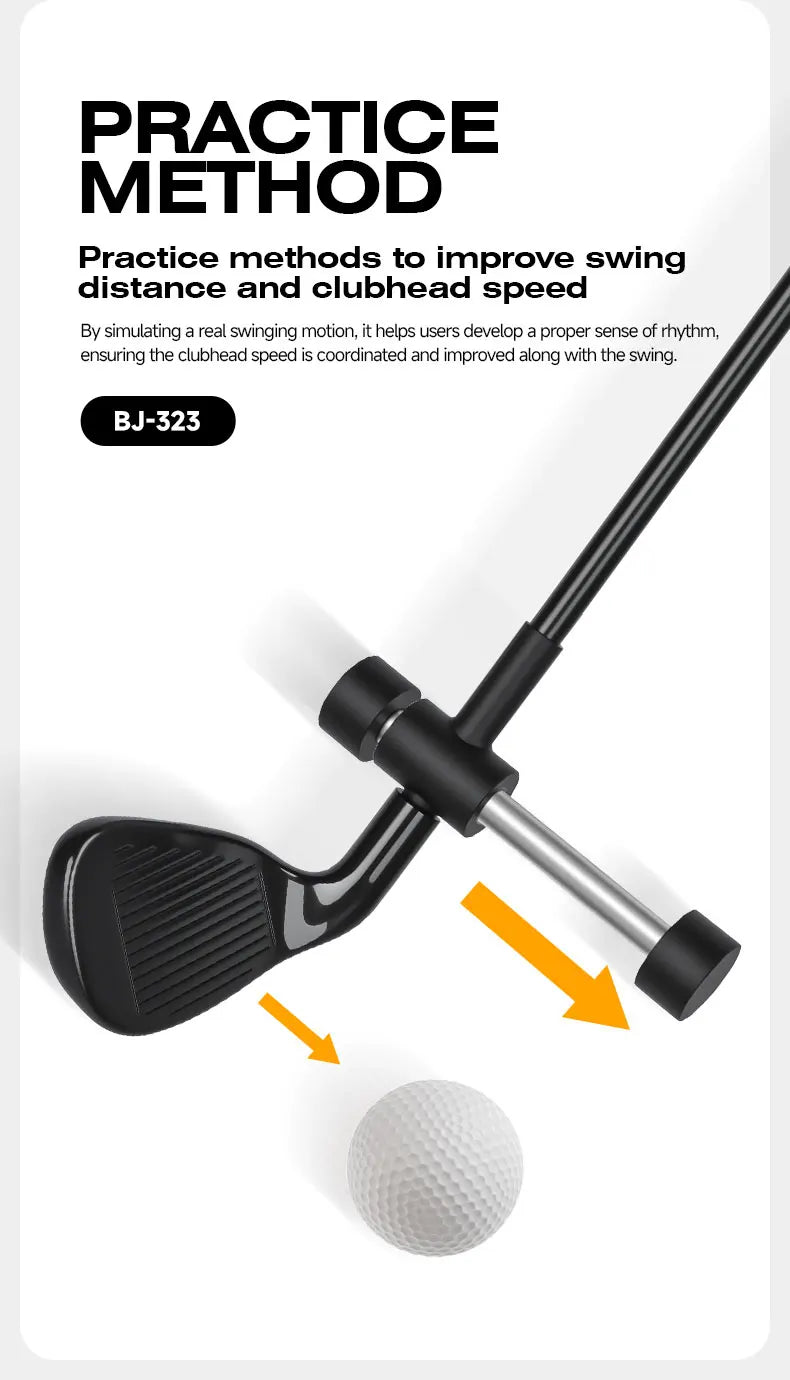 Sports Baseball Batting Practice Correct Swing Posture Training Aid with Sound Feedback for Enhanced Power And Accuracy
