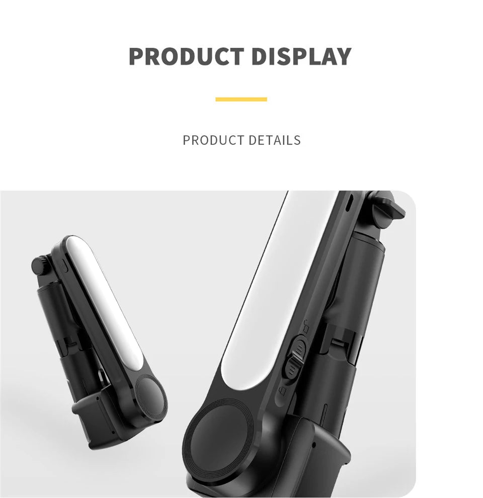 Gimbal Stabilizer For iPhone Android Cell Mobile Phone Cellphone Smartphone Action Camera Handle Grip Selfie Stick Video Tripod