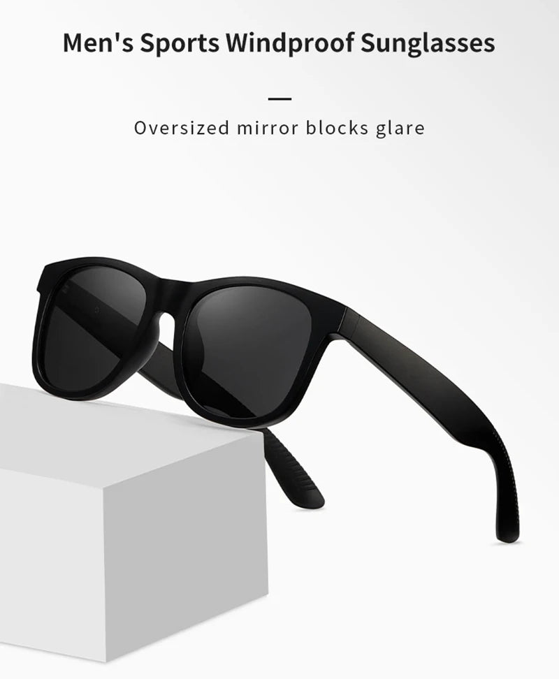 Peekaboo outdoor polarized sunglasses fashion men driving square sun glasses uv400 male travel accessories 2025 brown green